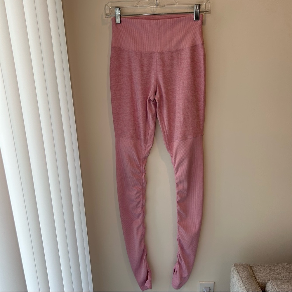 Alo Yoga High-Waist Goddess Legging Light Pink Size Small - Picture 2 of 11